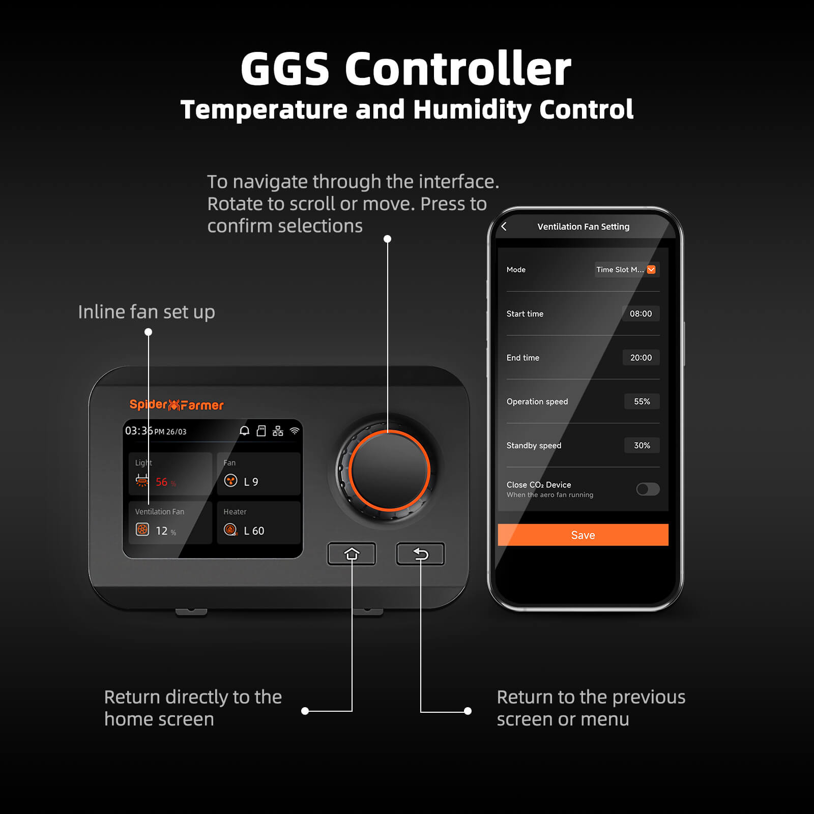 GGS Controller-Inline Fan