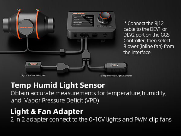 Set Up of Inline Fan with GGS controller-phone