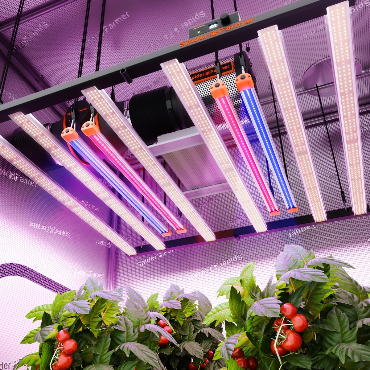 Spider Farmer UV30 & IR16 LED grow light bar for plants, with UV and infrared light for enhanced growth – 60cm