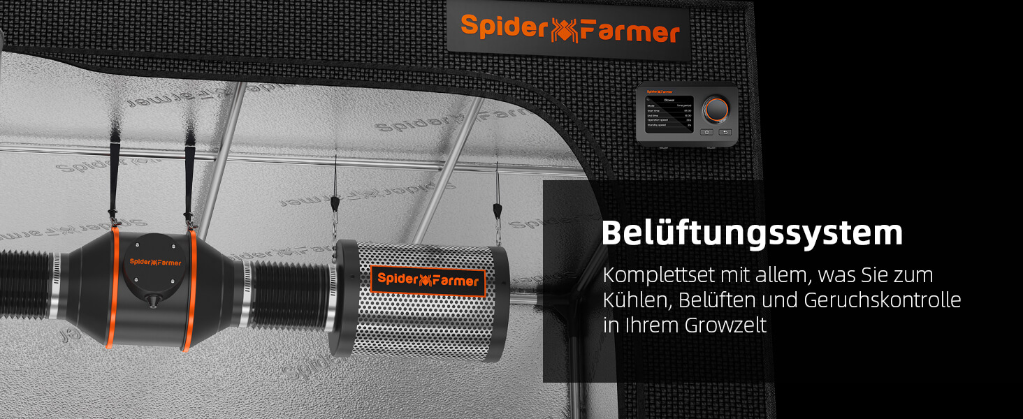 4-Zoll-Inline-Lüfter-RJ12